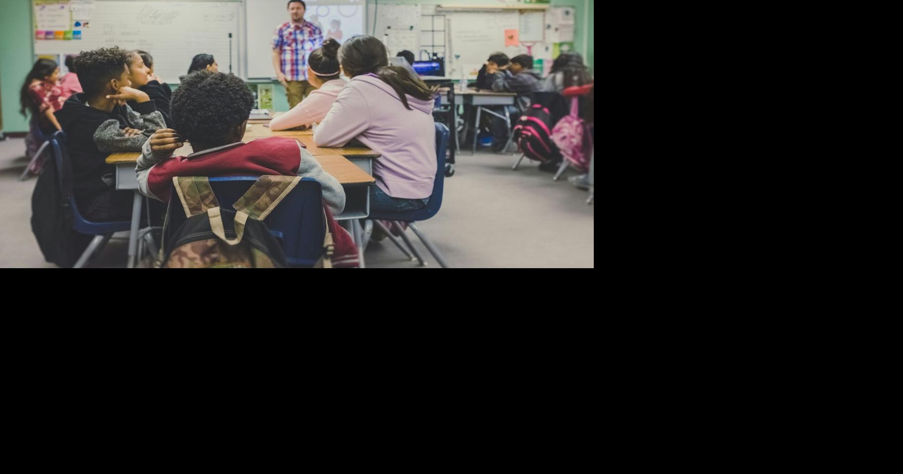 High school classroom