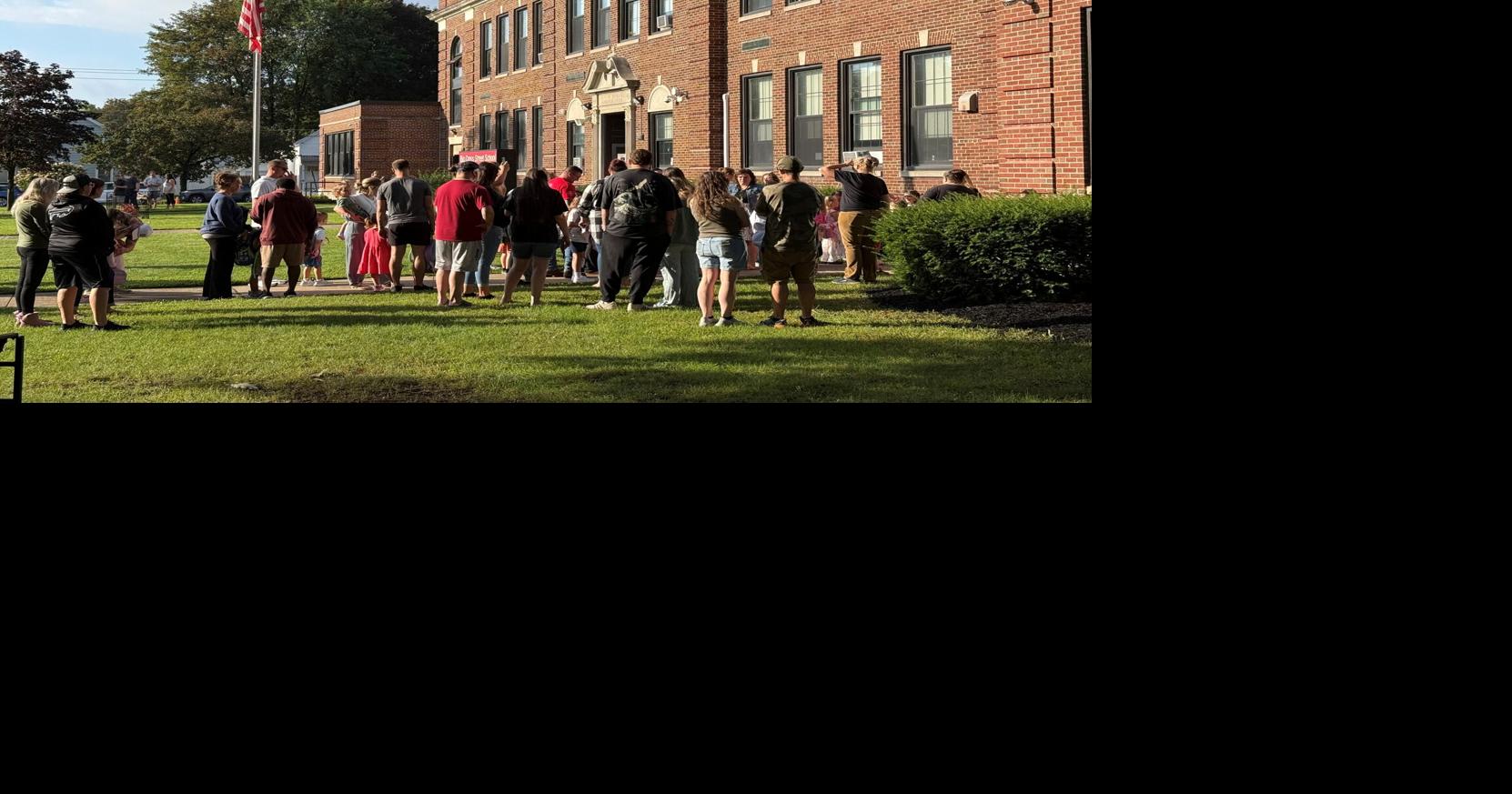 First day of school at Big Cross Elementary