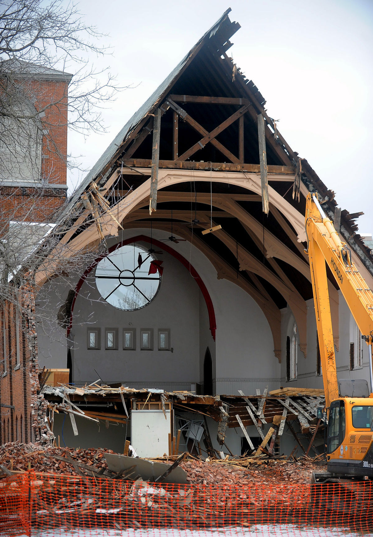 Demolition Begins At Former United Methodist Church In Fort Edward Local