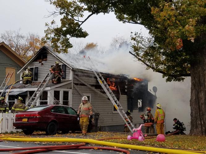 House heavily damaged by fire in Hartford