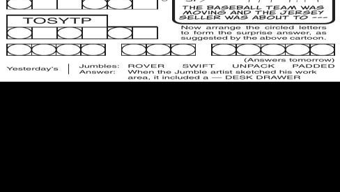 jumble | Puzzles & Comics | poststar.com