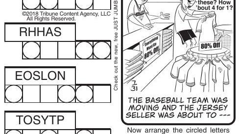 Jumble Puzzles Amp Comics Poststar Com