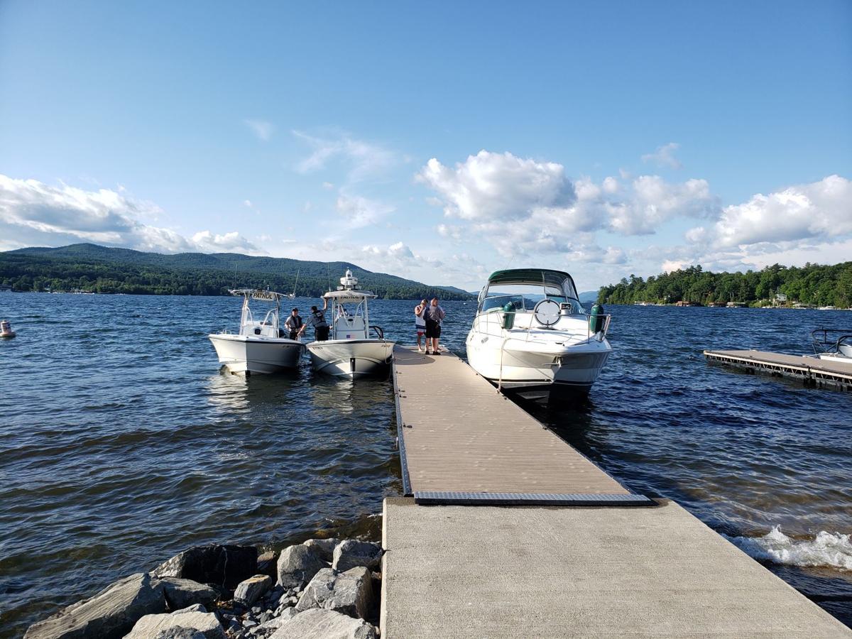 Lake officials respond to boat engine overheat