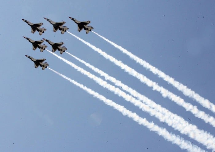 Atlantic City Airshow thunderbirds