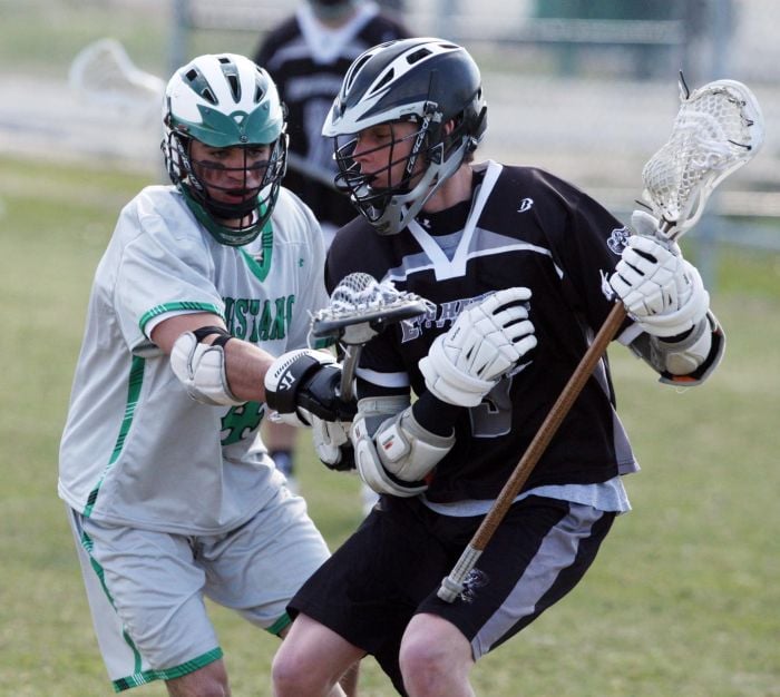Mainland vs Egg Harbor Township lacrosse game at Mainland High School Mainland vs Egg Harbor Township lacrosse game at Mainland High School