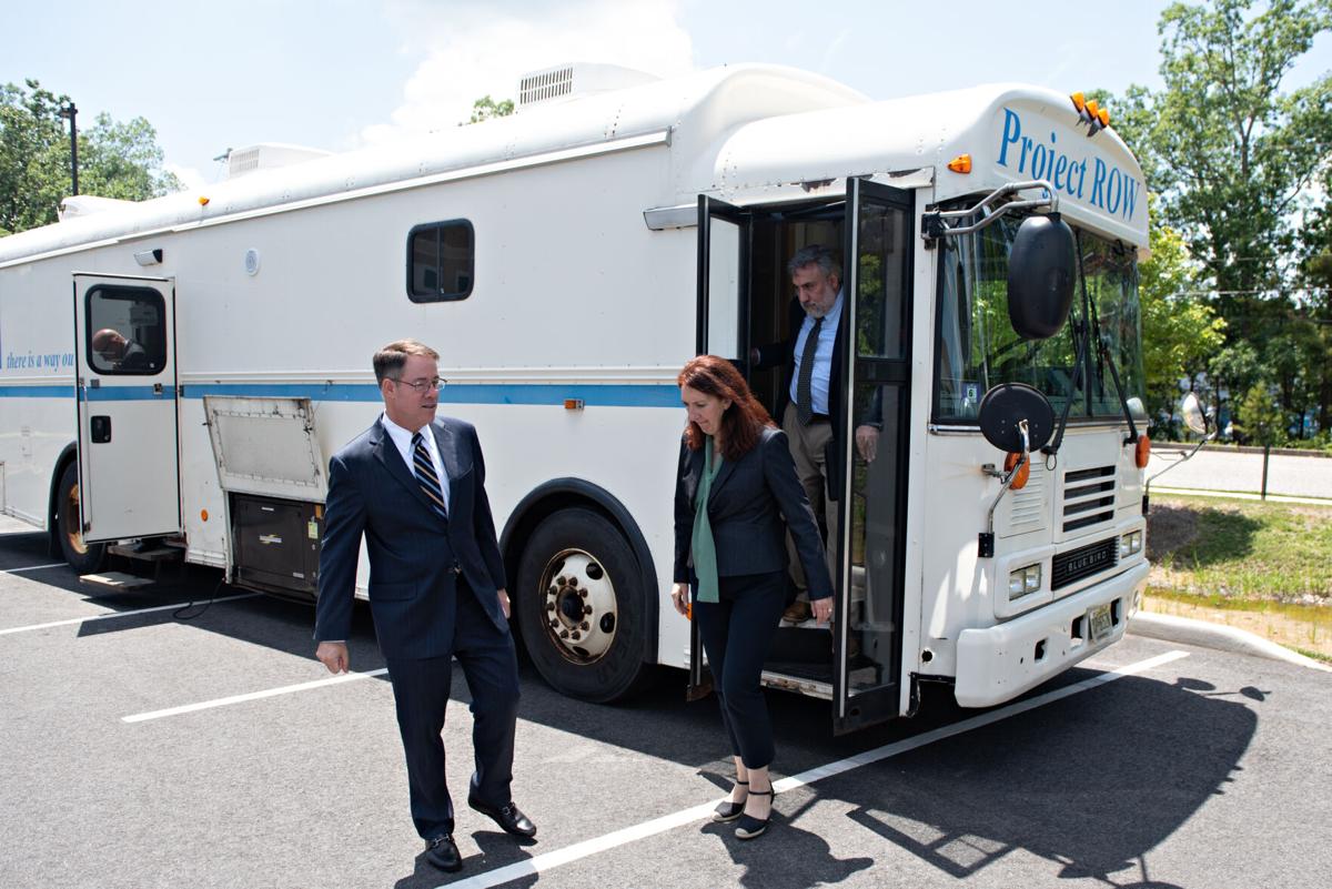 LaBelle and Coderre visit John Brooks mobile methadone