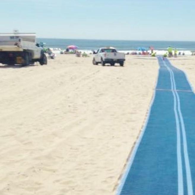 Mat Makes Brigantine Beach Access Easier For Those With Limited