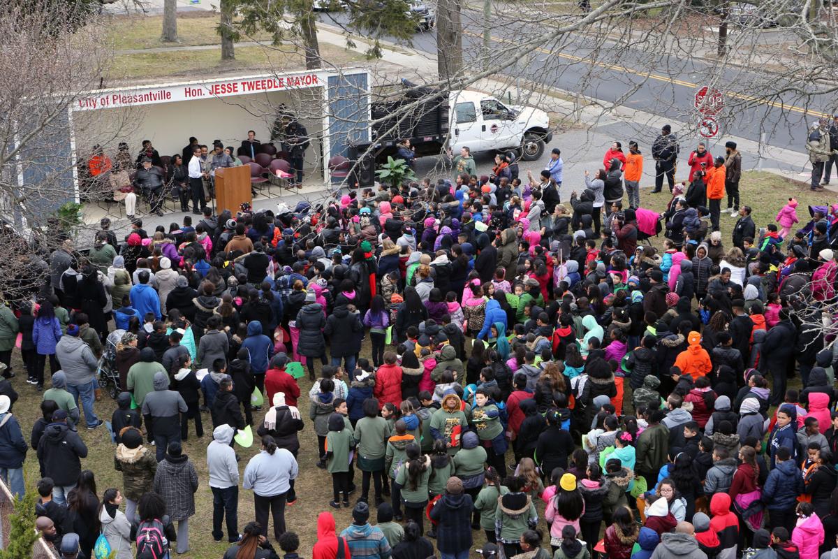 Pleasantville students march for education