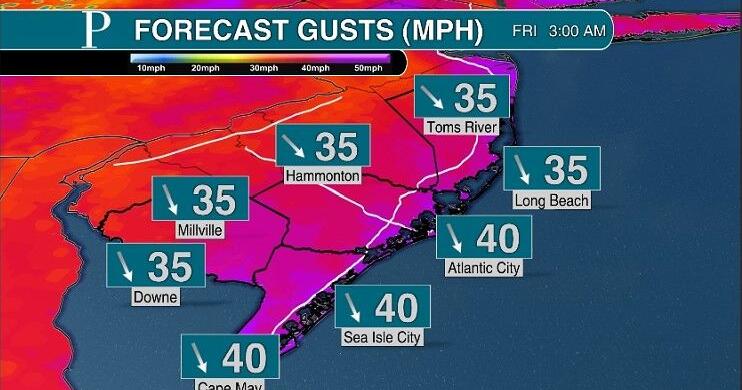 NJ weather: Windy Friday, mostly dry Easter weekend - Vimarsana News