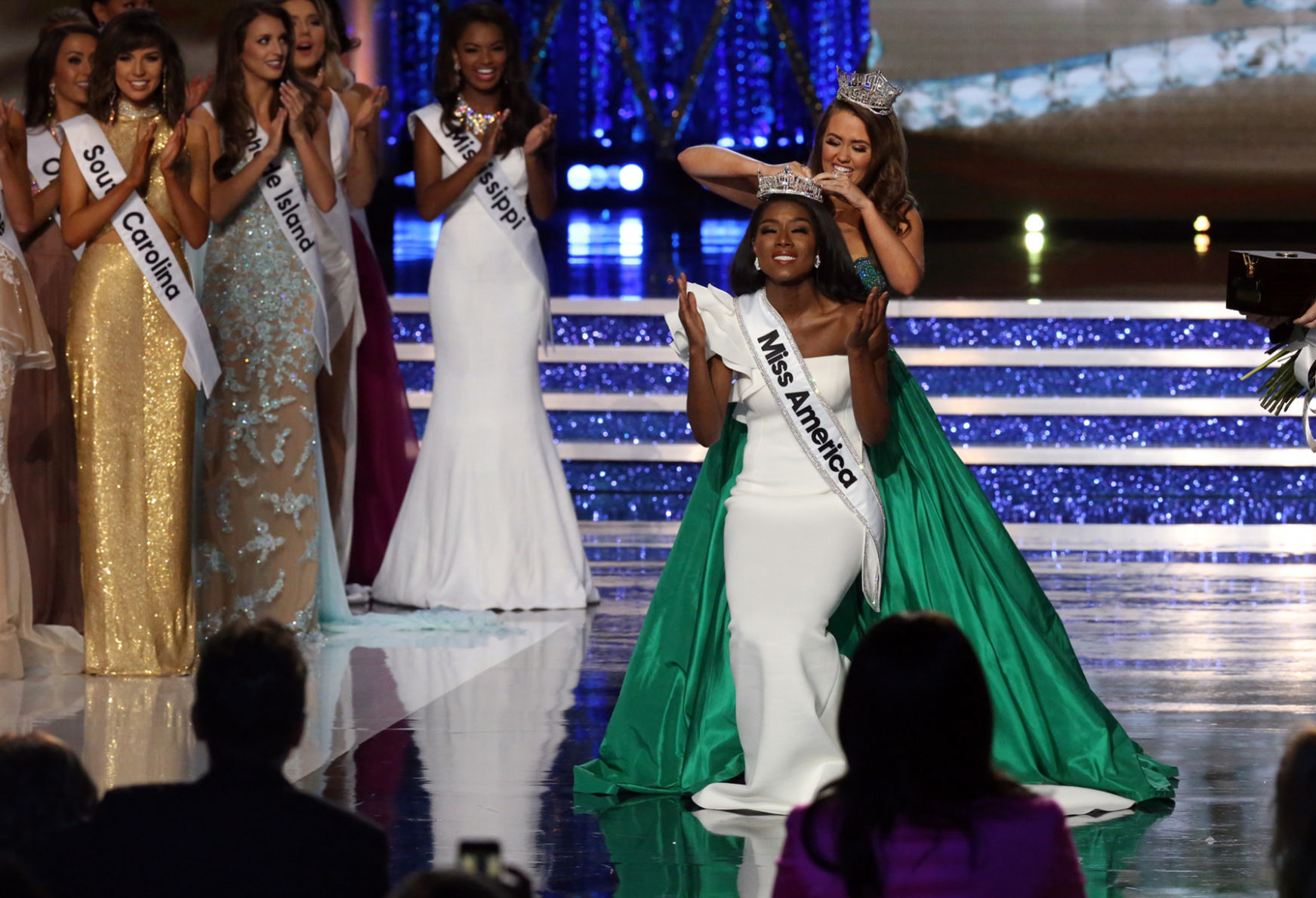 miss america evening gown