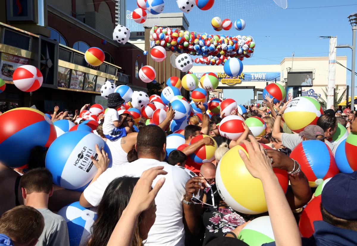 PHOTOS from the beach ball drop at Resorts in Atlantic City Photo