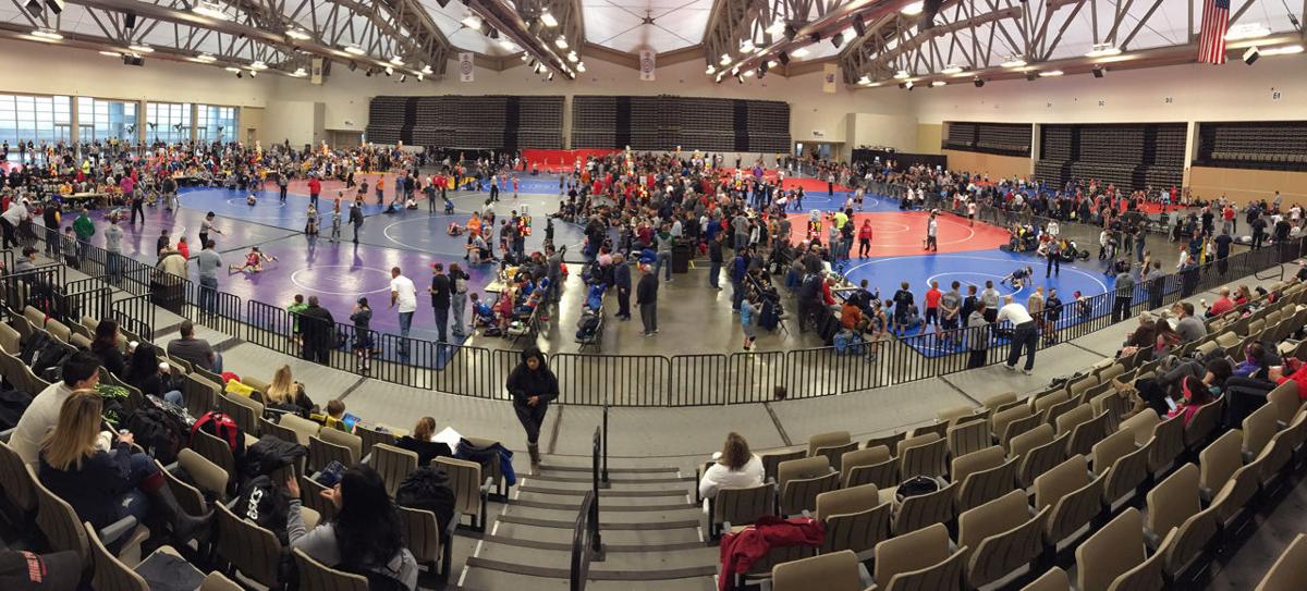 National youth wrestling tournament packs Wildwood convention center