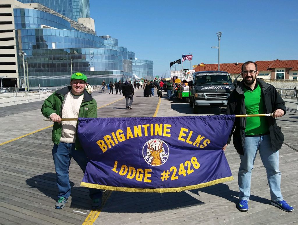Photos of Brigantine residents celebrating the Atlantic City St. Pat's