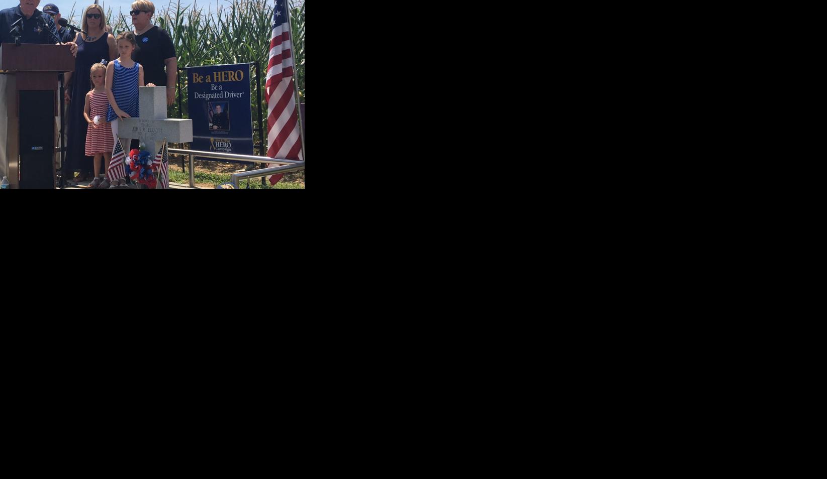 HERO Campaign rededicates roadside memorial, announces roadway naming