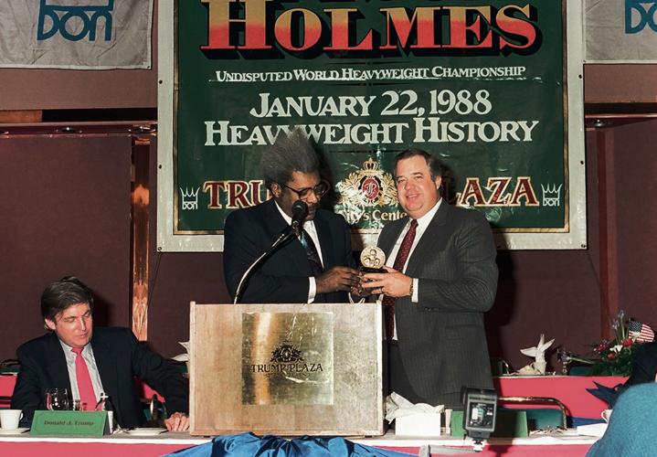 Images of Steve Hyde & Don King and Don Trump