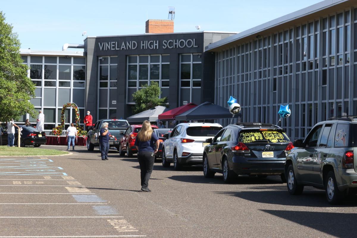 Vineland High School's drivethru graduation