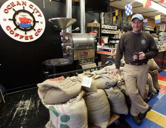 Cafe roasts own coffee beans on the Ocean City Boardwalk