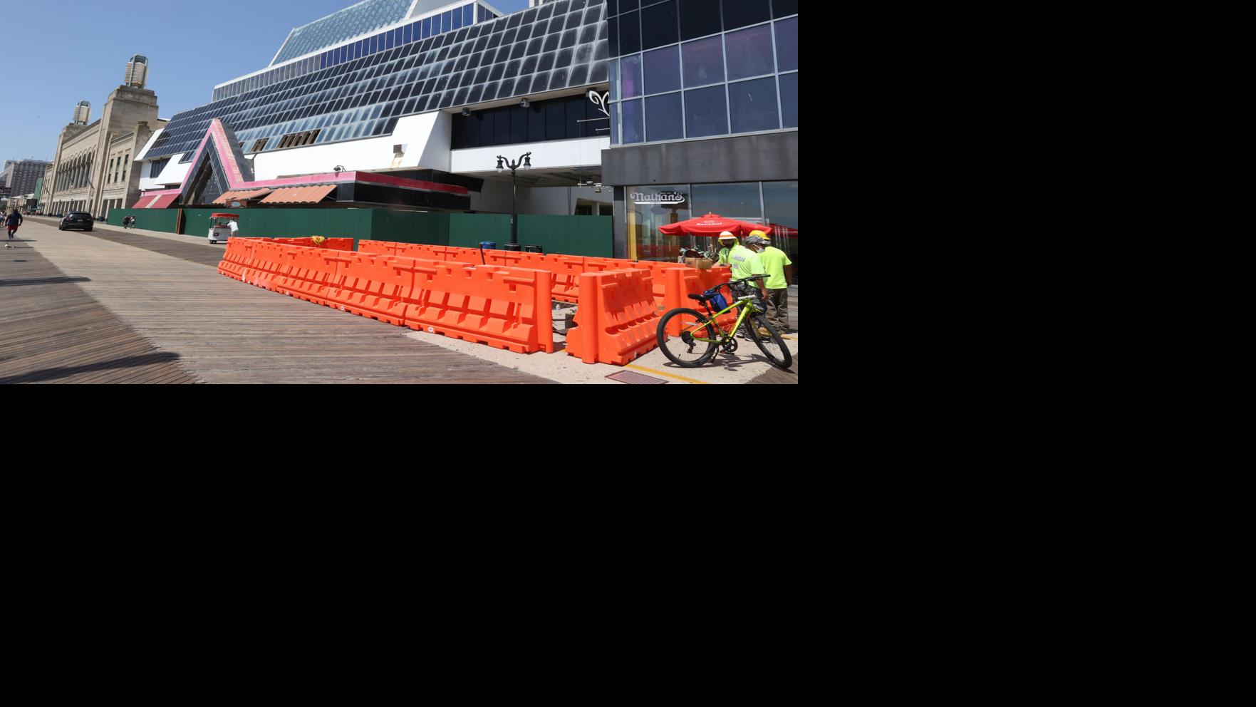 WATCH: Construction crews prep for the demolition of Trump Plaza | Local News ...