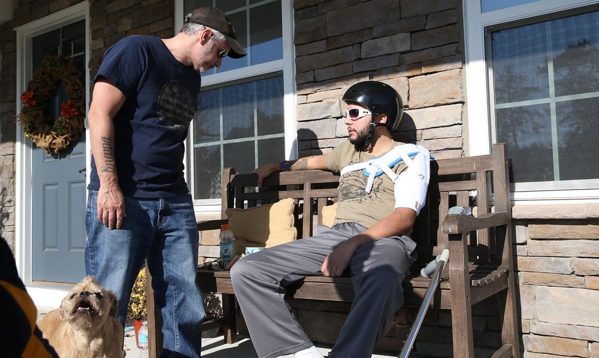 Friends help Officer Vadell