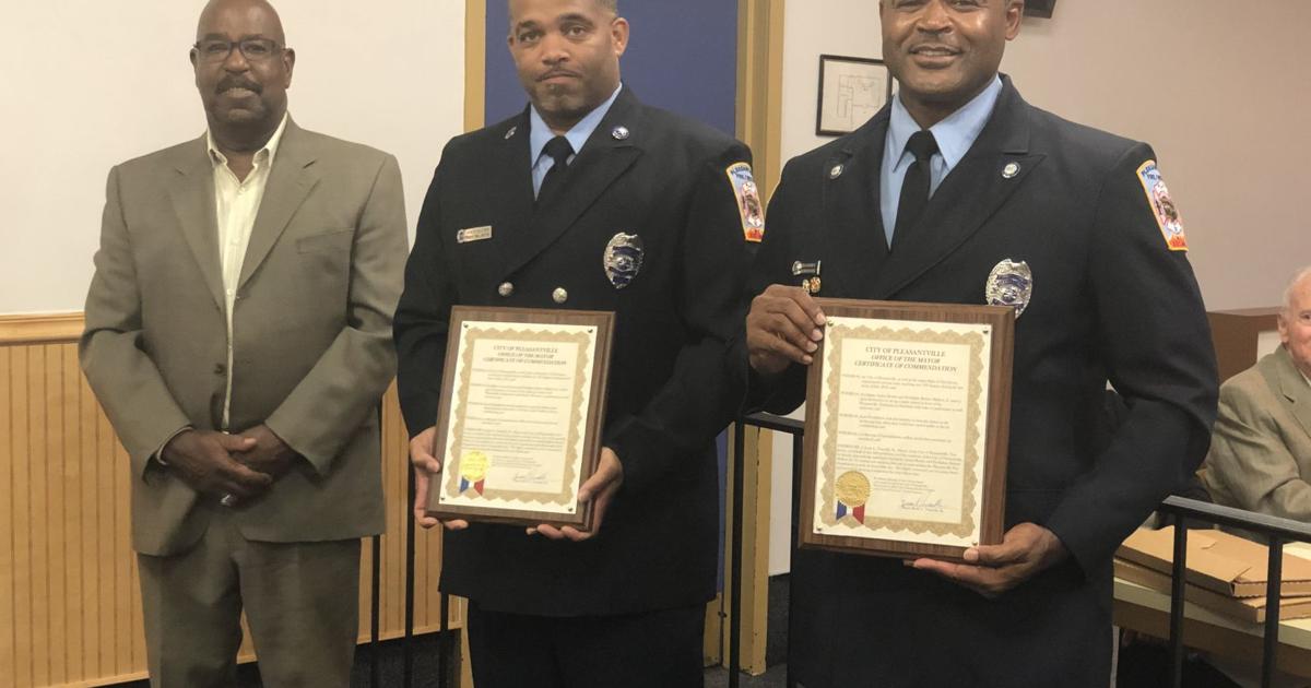 Donald Stacknick Mayor commends firefighters