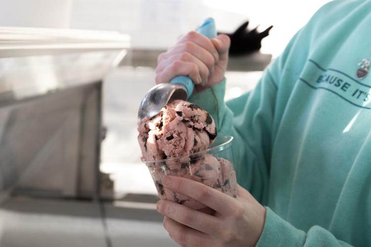 Jersey Cow ice cream is a cure for chilly days