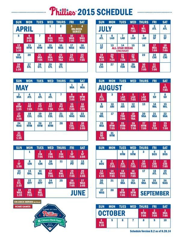 Phillies Regular Season Schedule 2024 Nevsa Adrianne