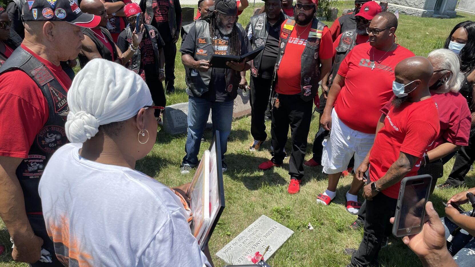 First Black motorcycle club on East Coast celebrates 75 years by finding founder's grave in Pleasantville