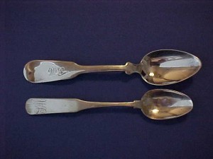 antique spoon with holes