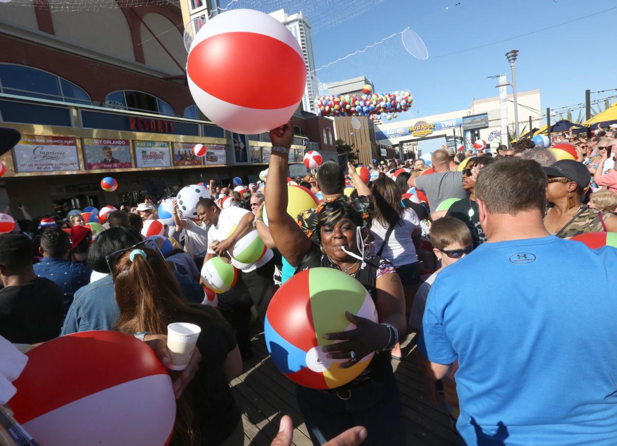 PHOTOS from the beach ball drop at Resorts in Atlantic City