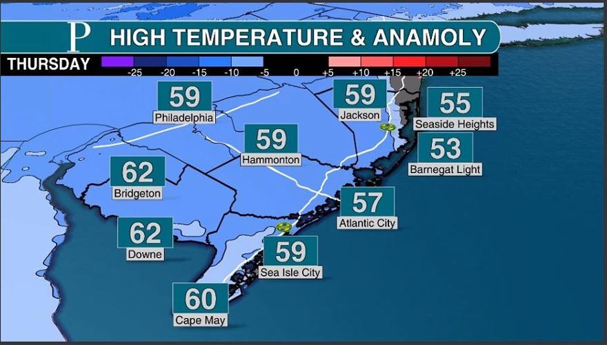 May 4 Friday Daytime Weather Forecast South Jersey