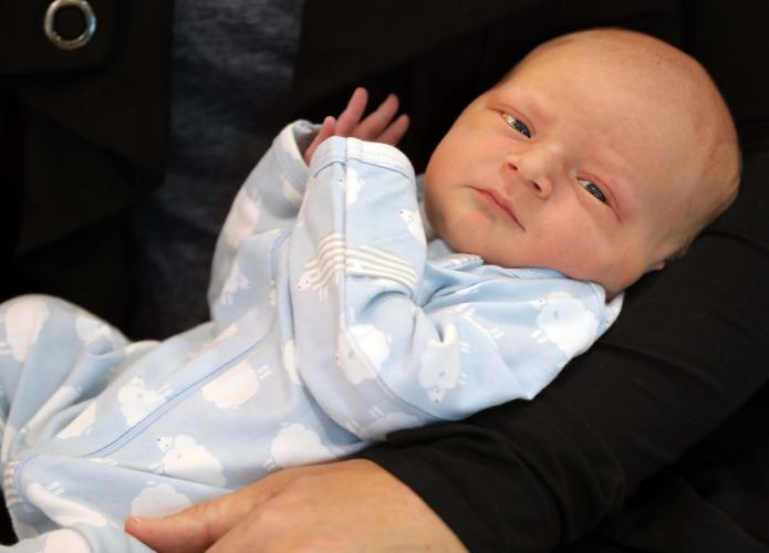 Brigantine residents Patrick Kennedy, wife Amy new son