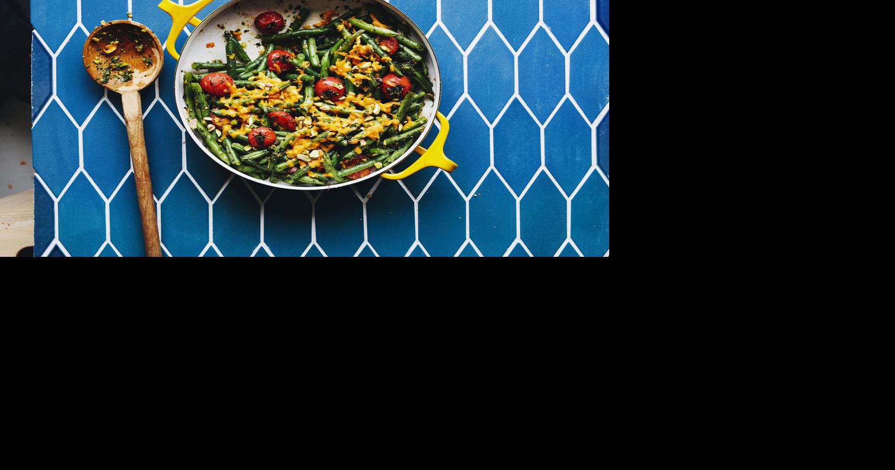 Pesto freshens up green bean casserole