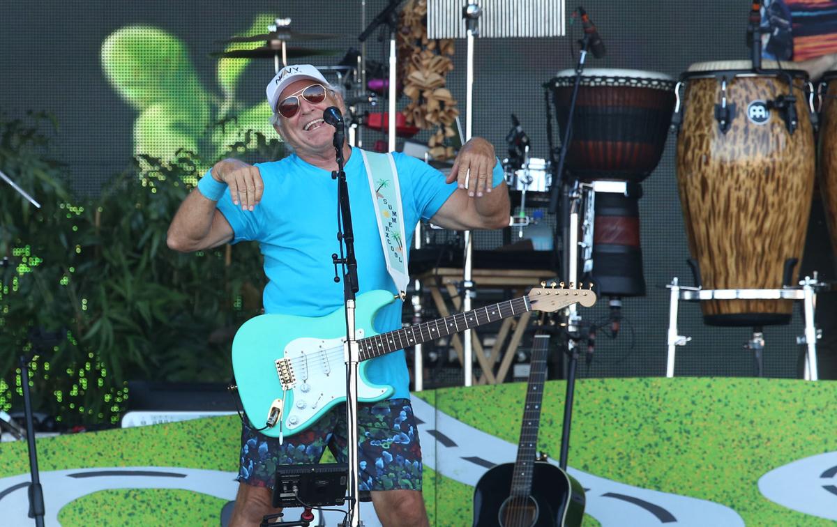 Jimmy Buffett concert late