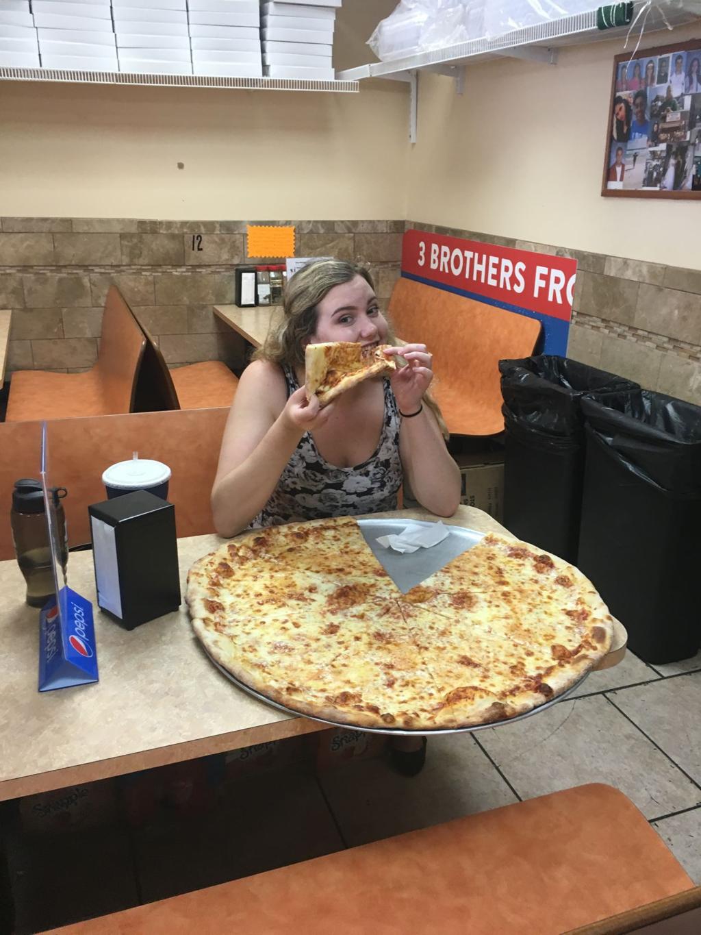 The At The Shore Team Takes On The 3 Brothers Pizza Challenge