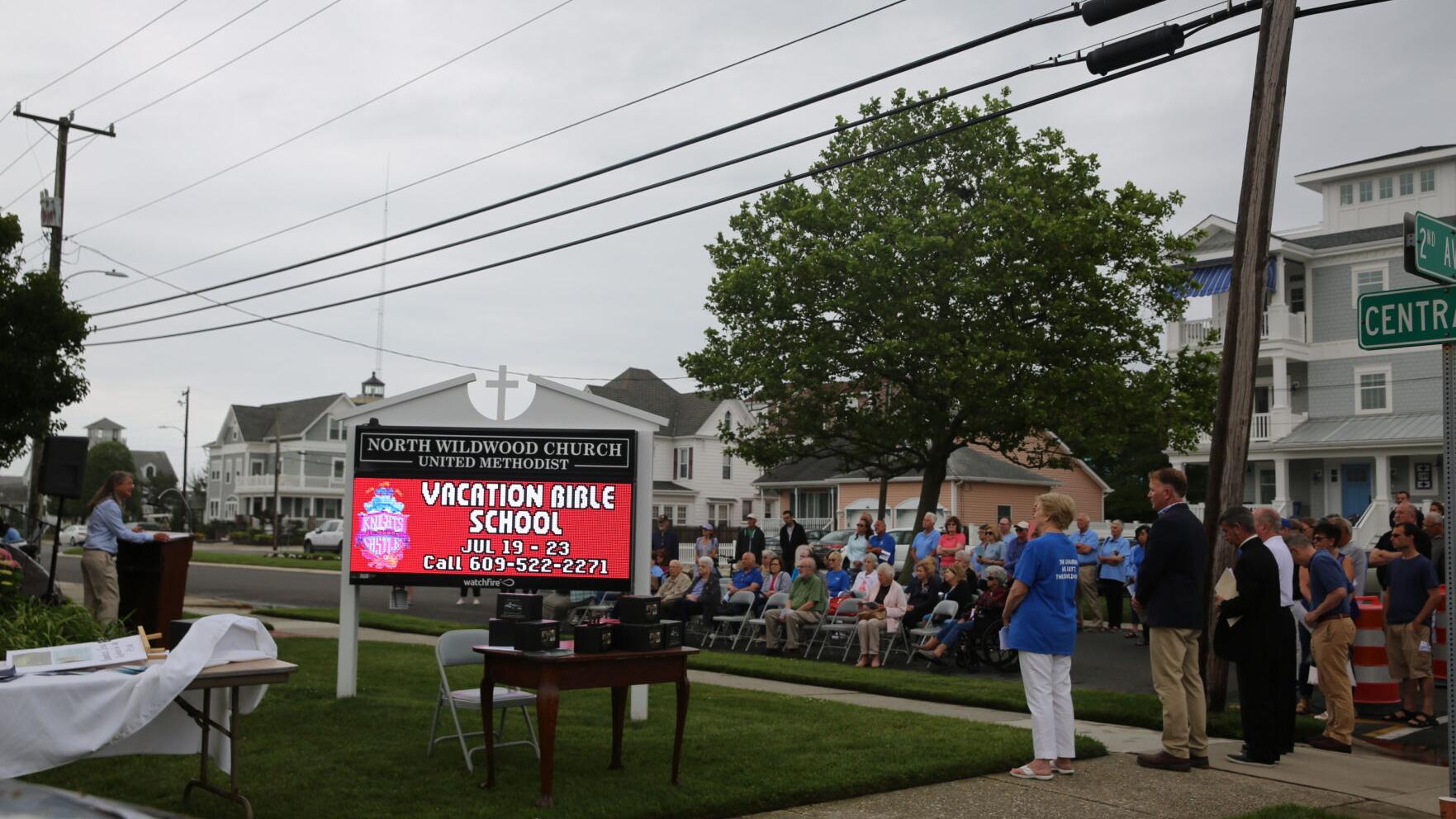 North Wildwood church unveils 'Homeless Jesus' sculpture