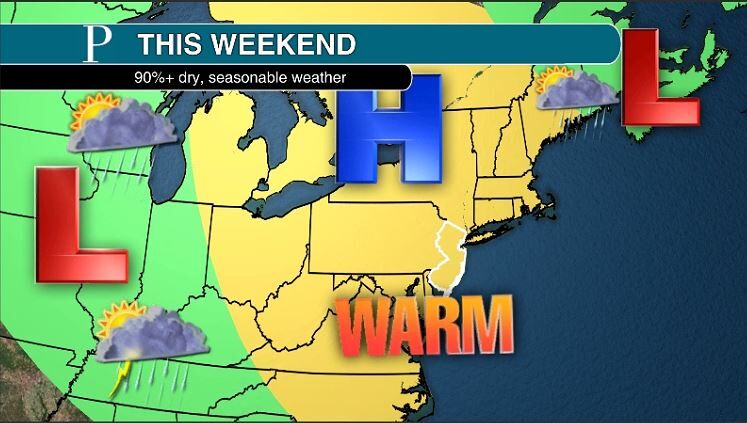 NJ Weekend Weather Forecast August 5-6