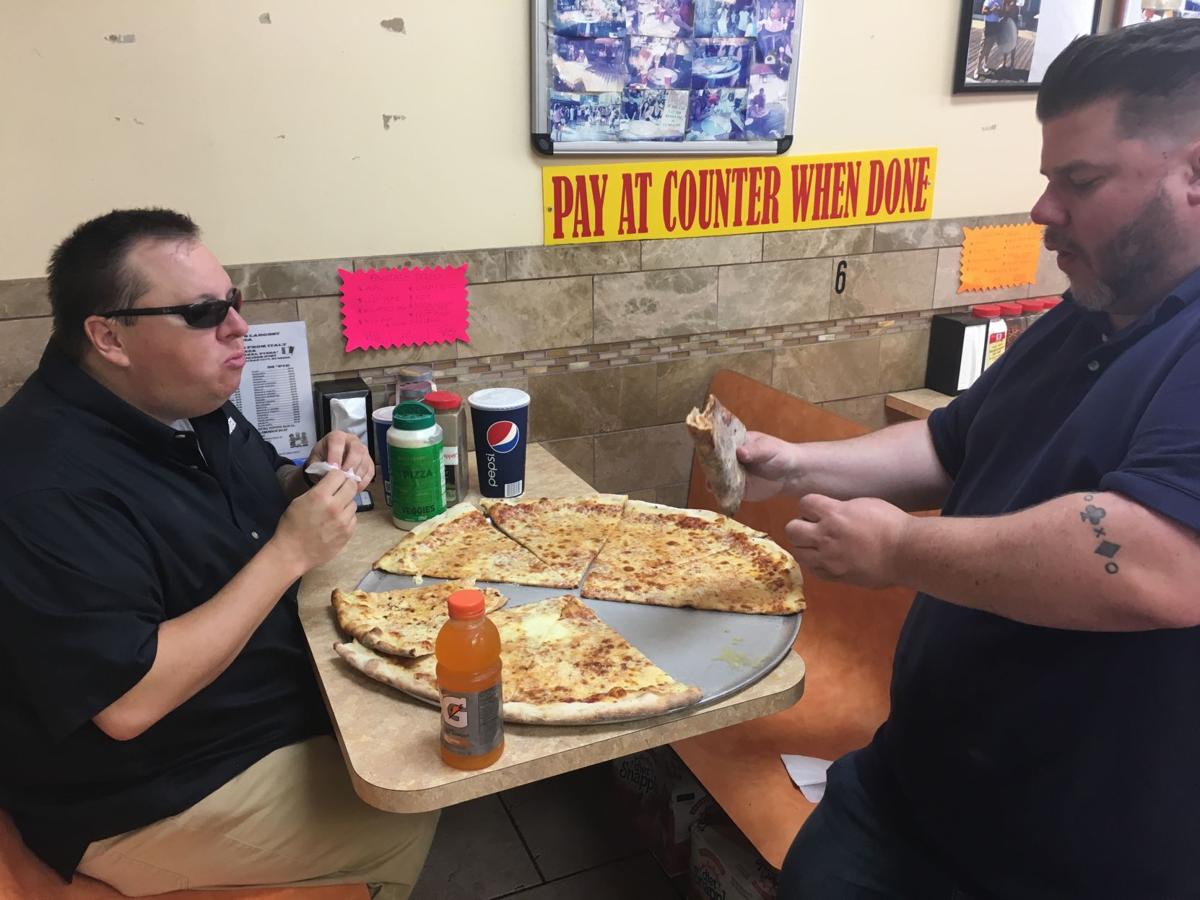 The At The Shore Team Takes On The 3 Brothers Pizza Challenge