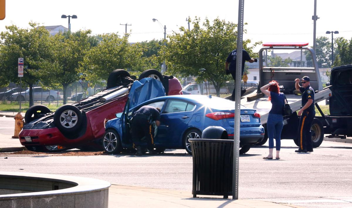 Car overturns in Atlantic City crash Latest Headlines