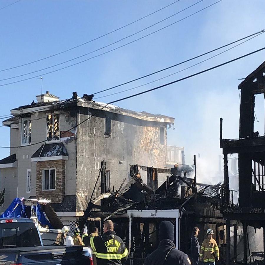 Fire Destroys Three Houses In Sea Isle City Local News Pressofatlanticcity Com