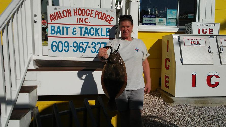 Keeper flounder are hitting the lines in the back bays