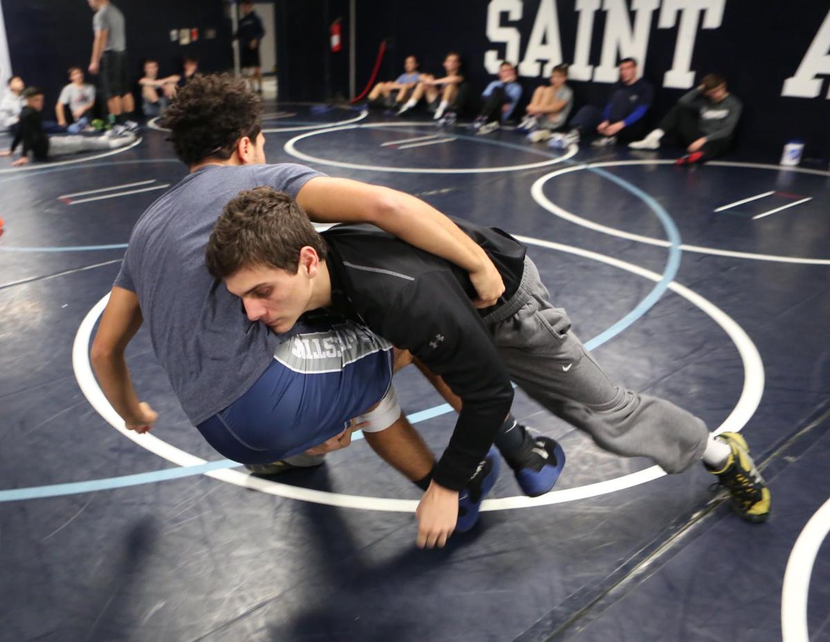 St Augustine wrestling practice Wrestling
