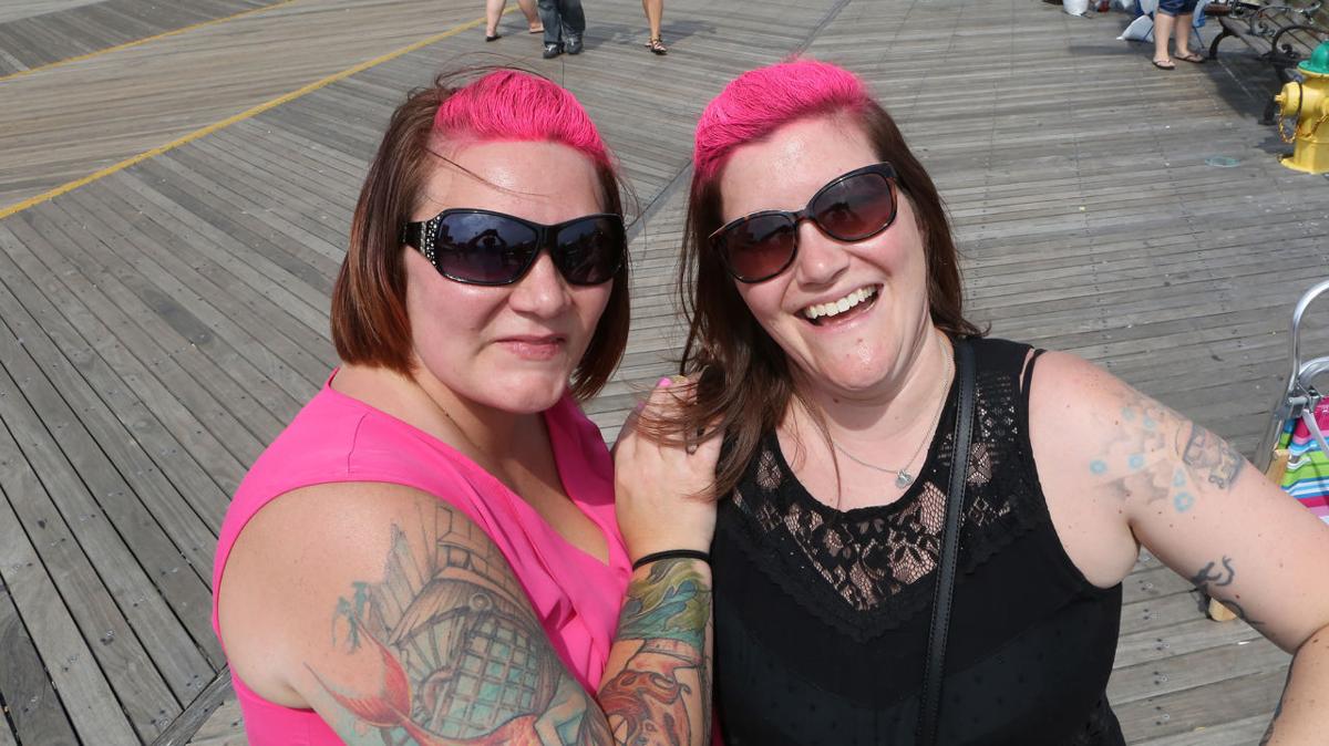 Pink Beach Concert Crowd
