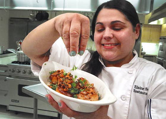 Chef at Harrah's is a gourmet guide for cooking school students