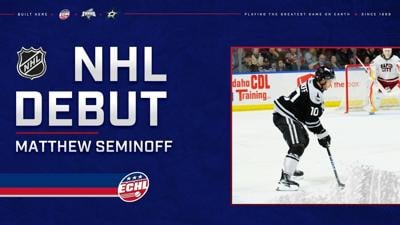 Seminoff makes NHL debut