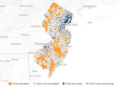 South Jersey Full Of Child Care Deserts New Report Shows