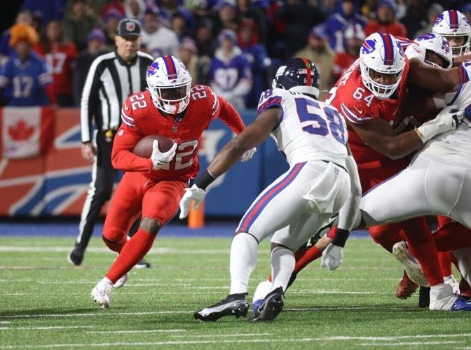 Buffalo Bills running back Damien Harris has full movement after