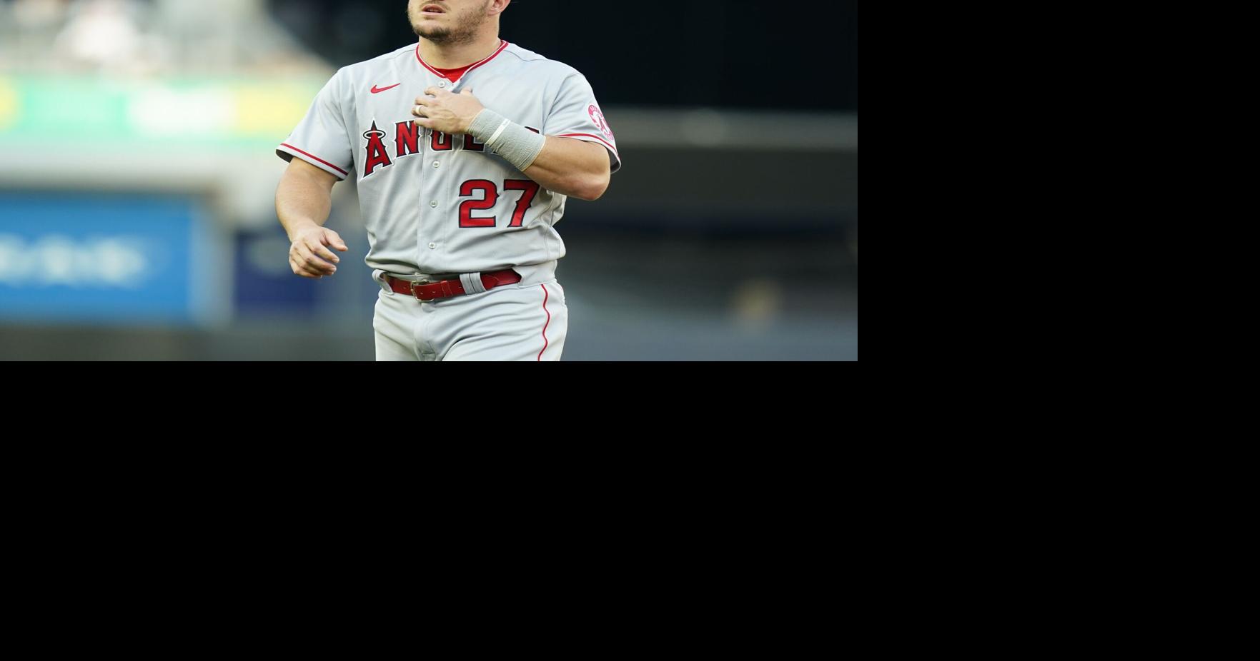 Daily Mike Trout Report: Singled in return from injury