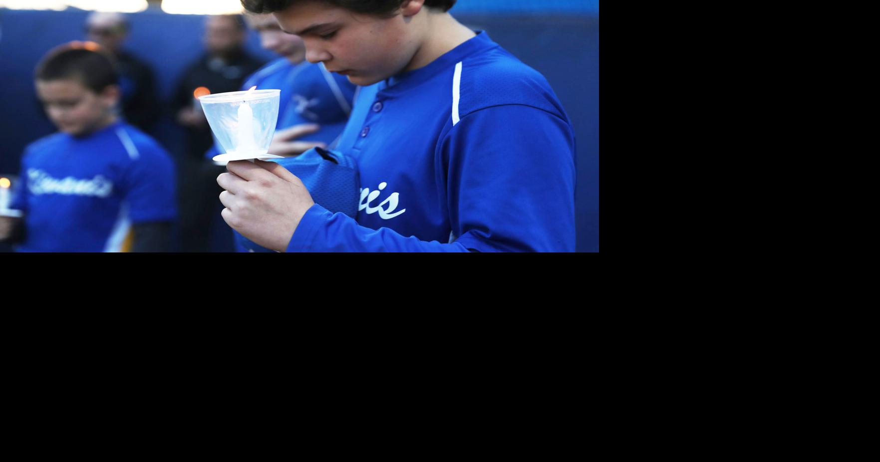 Community gathers at baseball field to honor Hammonton 9yearold