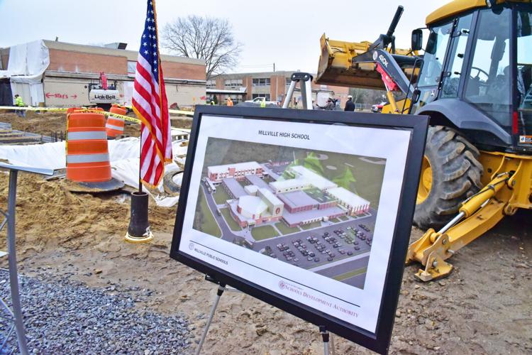 PHOTOS: NJSDA breaks ground on Millville High School addition