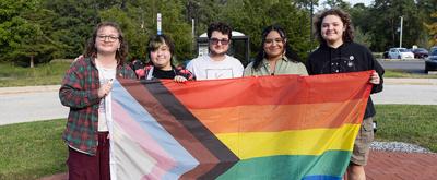 LGBTQ+ History Month Flag Raising